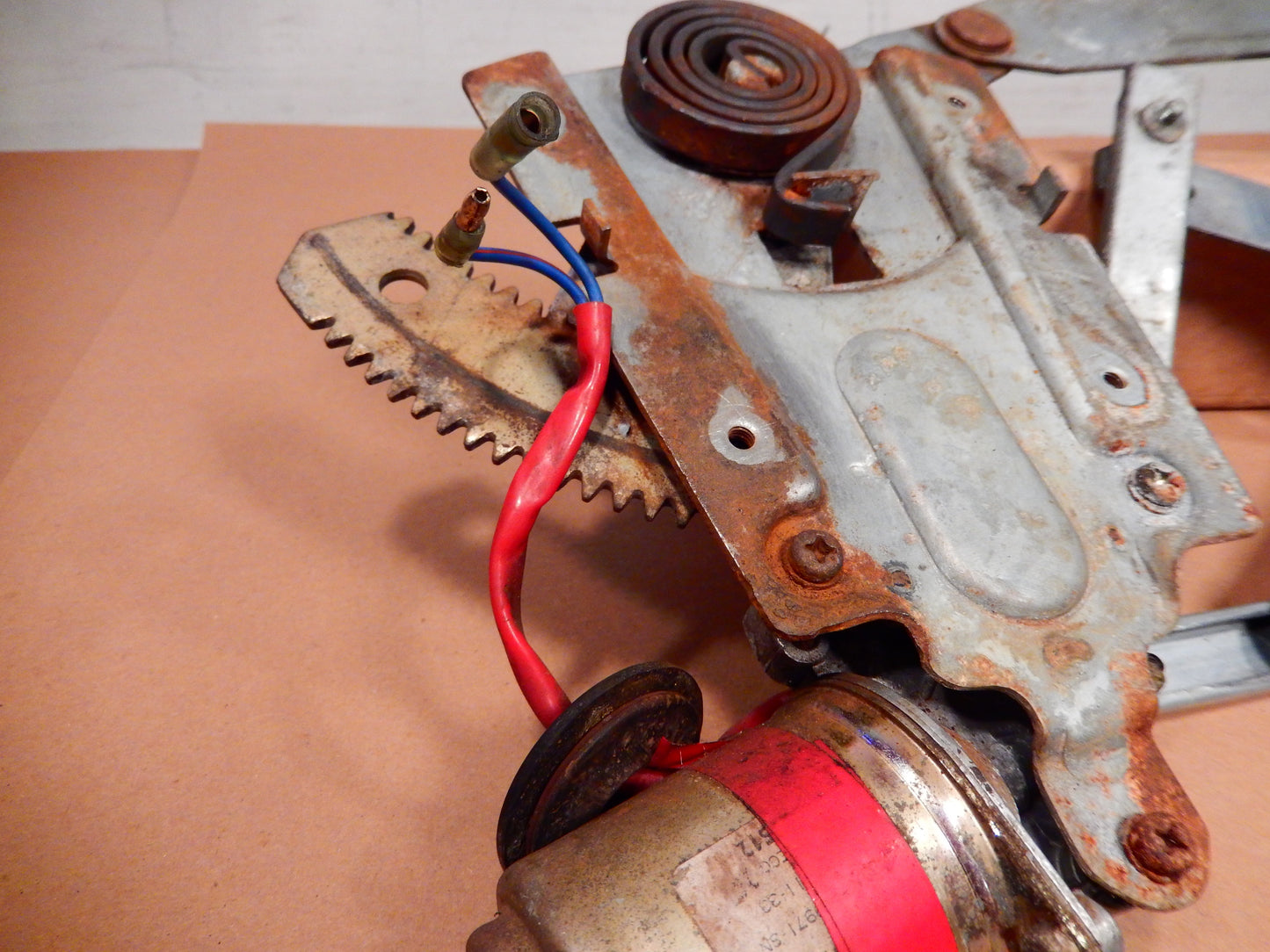 Datsun 280ZX Driver's Side Door Window Regulator With Motor