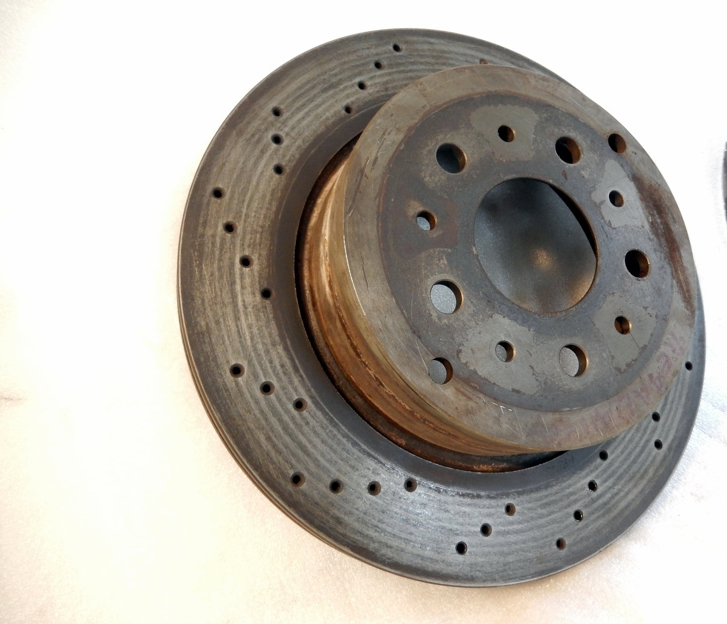 Maserati Quattroporte Rear Driver Side Vent Drilled Brake Rotor
