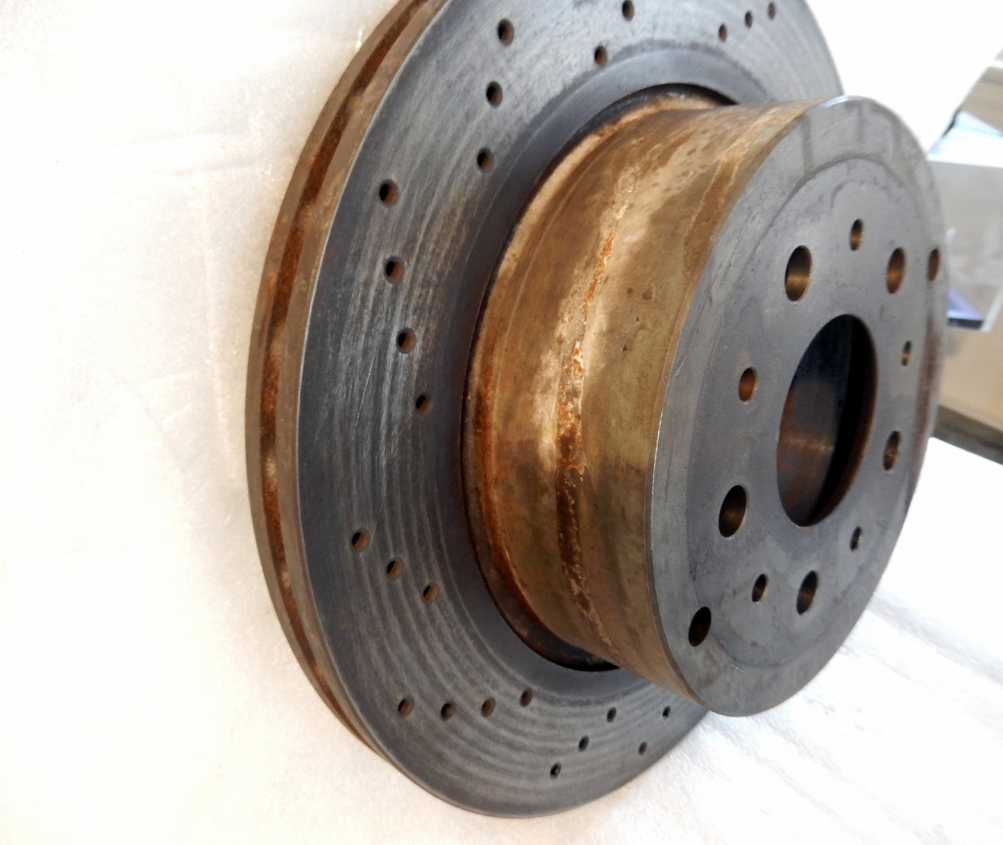 Maserati Quattroporte Rear Driver Side Vent Drilled Brake Rotor