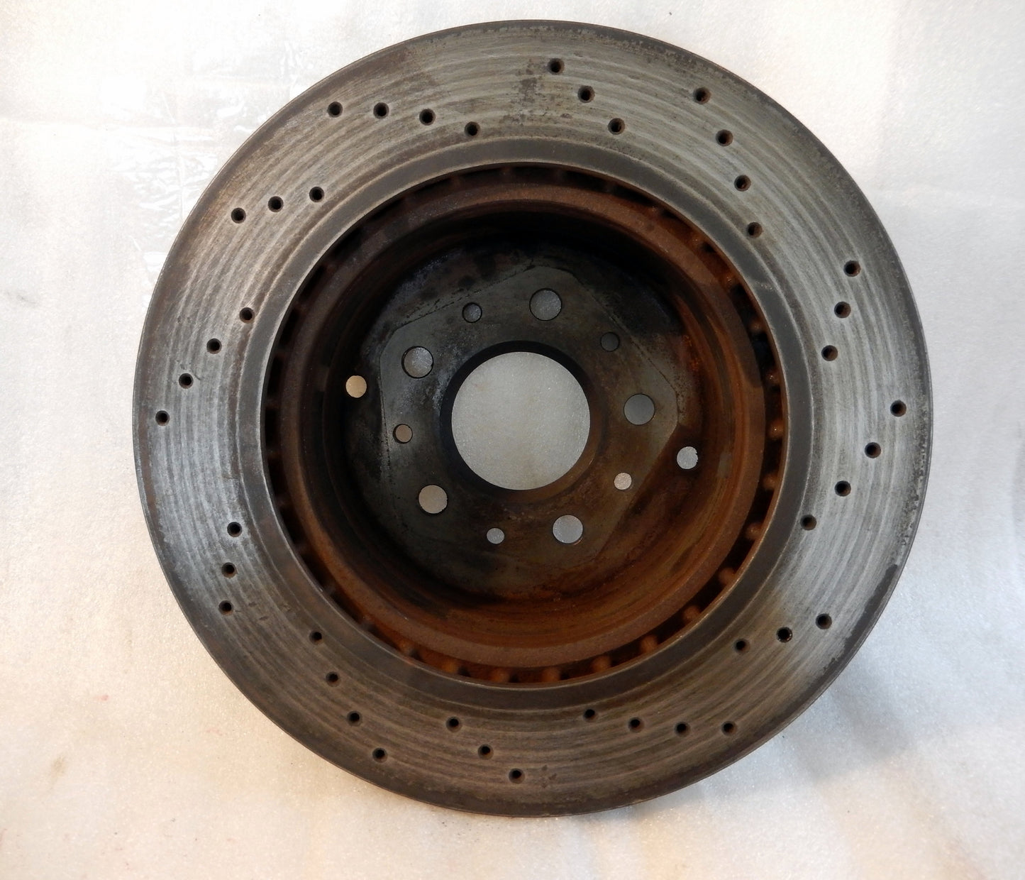 Maserati Quattroporte Rear Driver Side Vent Drilled Brake Rotor