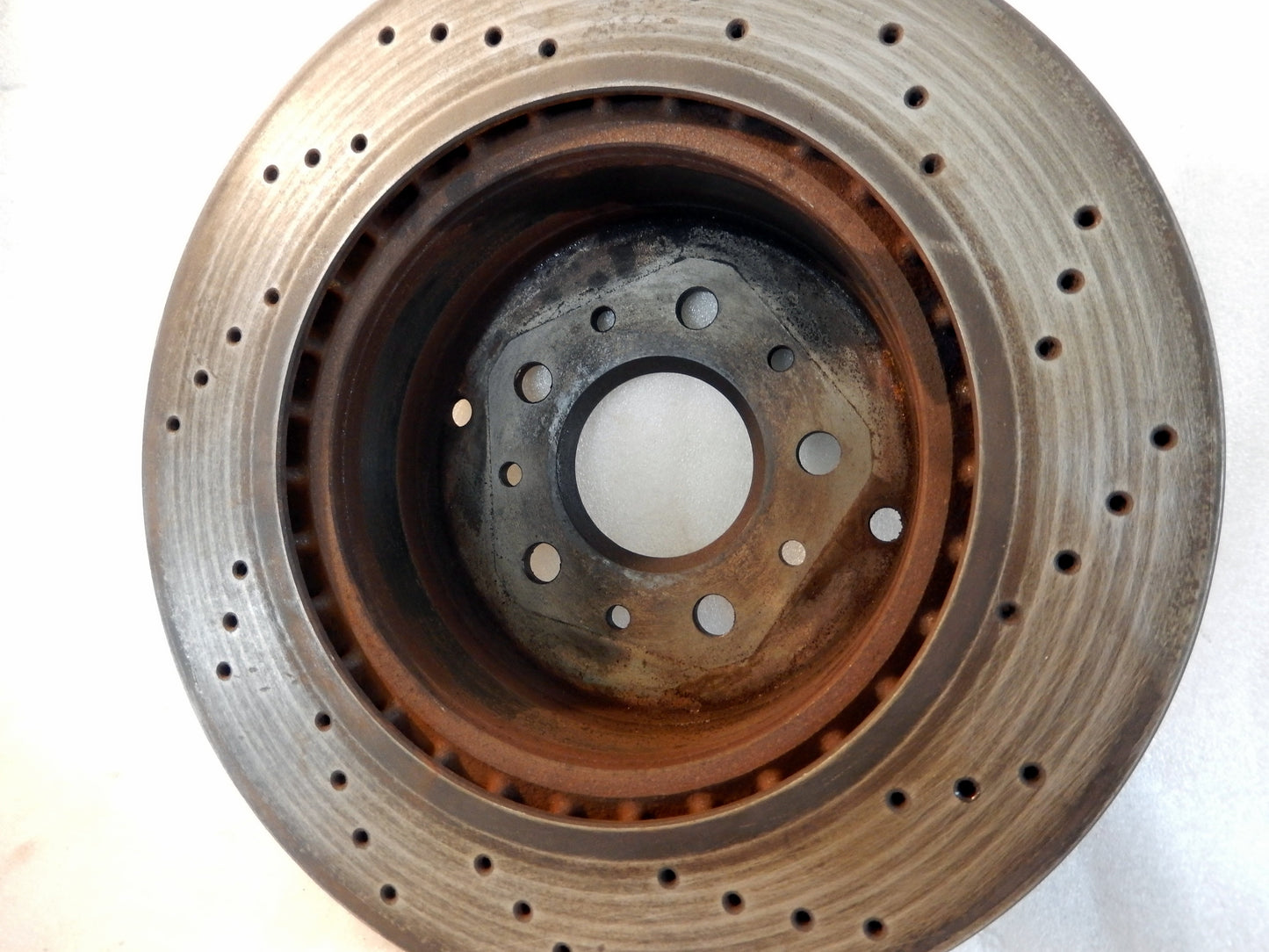 Maserati Quattroporte Rear Driver Side Vent Drilled Brake Rotor