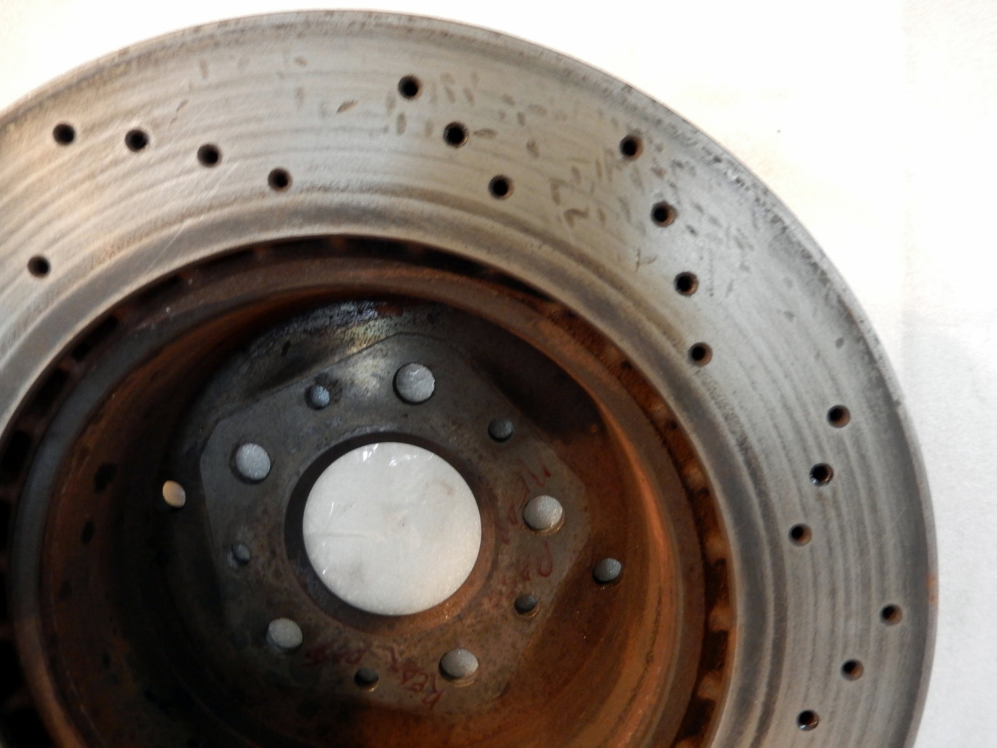 Maserati Quattroporte Rear Passenger Side Vent Drilled Brake Rotor