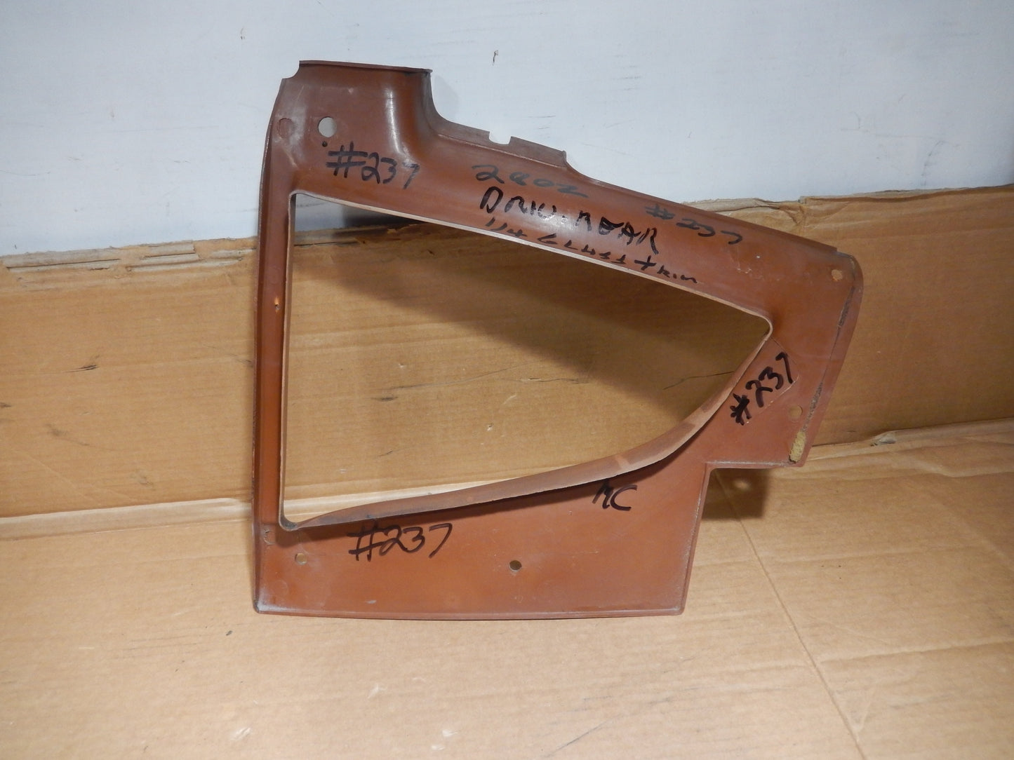 Datsun 280Z Left Rear Interior Side Quarter Window Panel