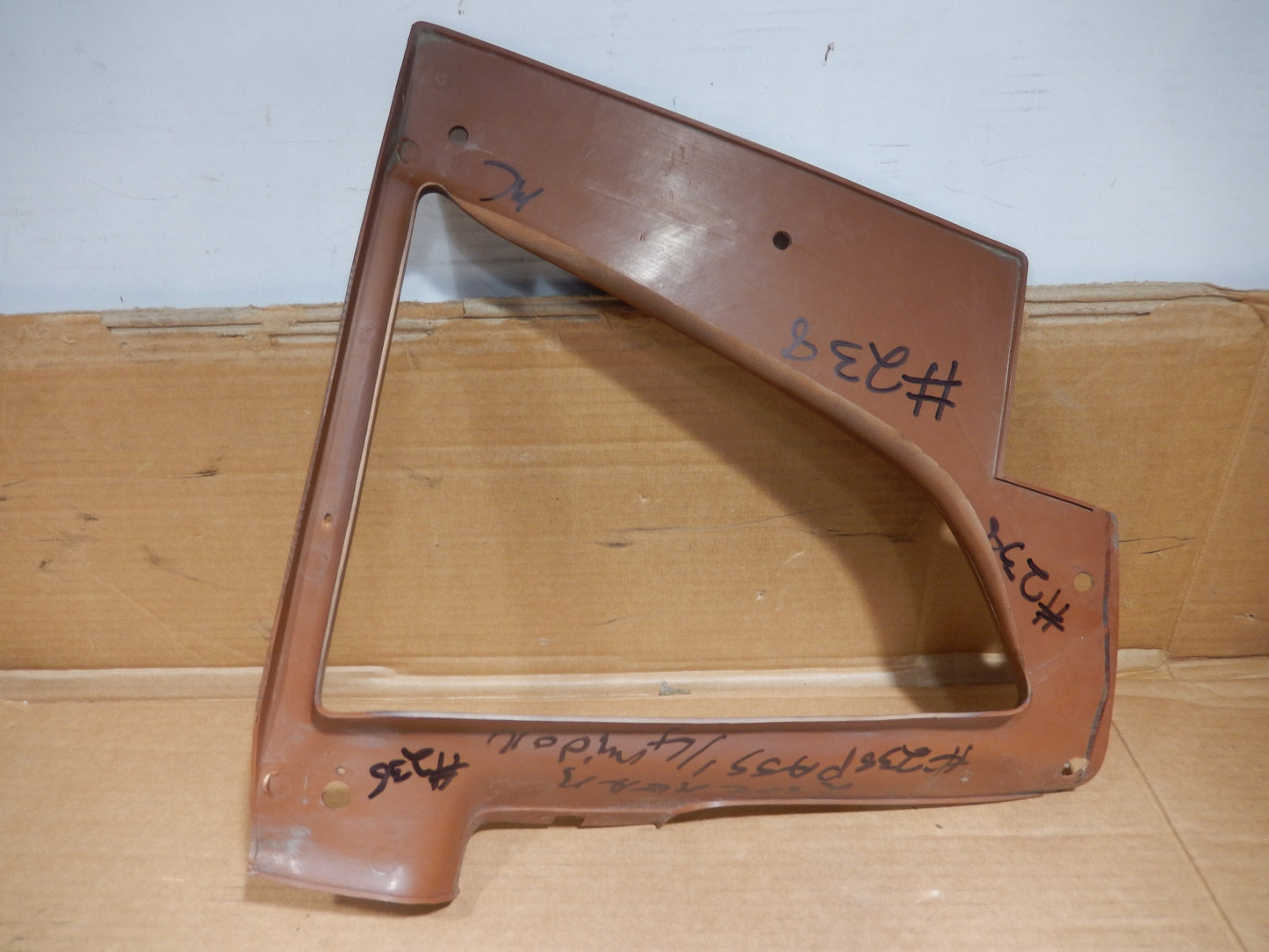 Datsun 280Z Right Rear Interior Side Quarter Window Panel