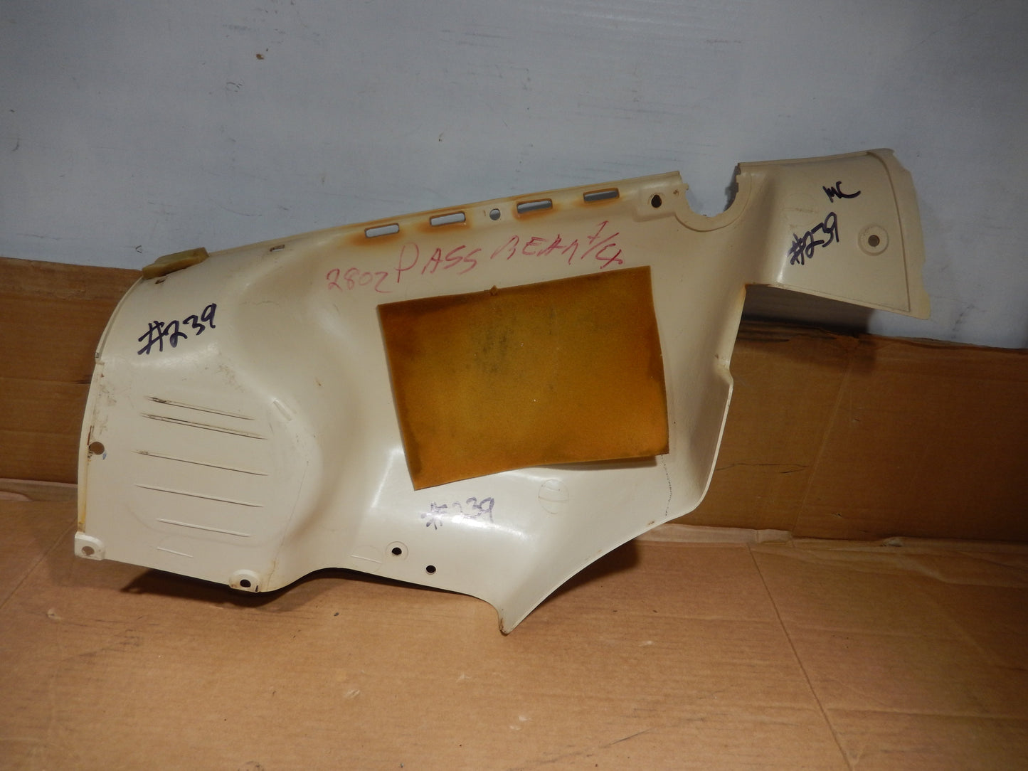 Datsun 280Z Right Rear Interior Spare Tire Cover
