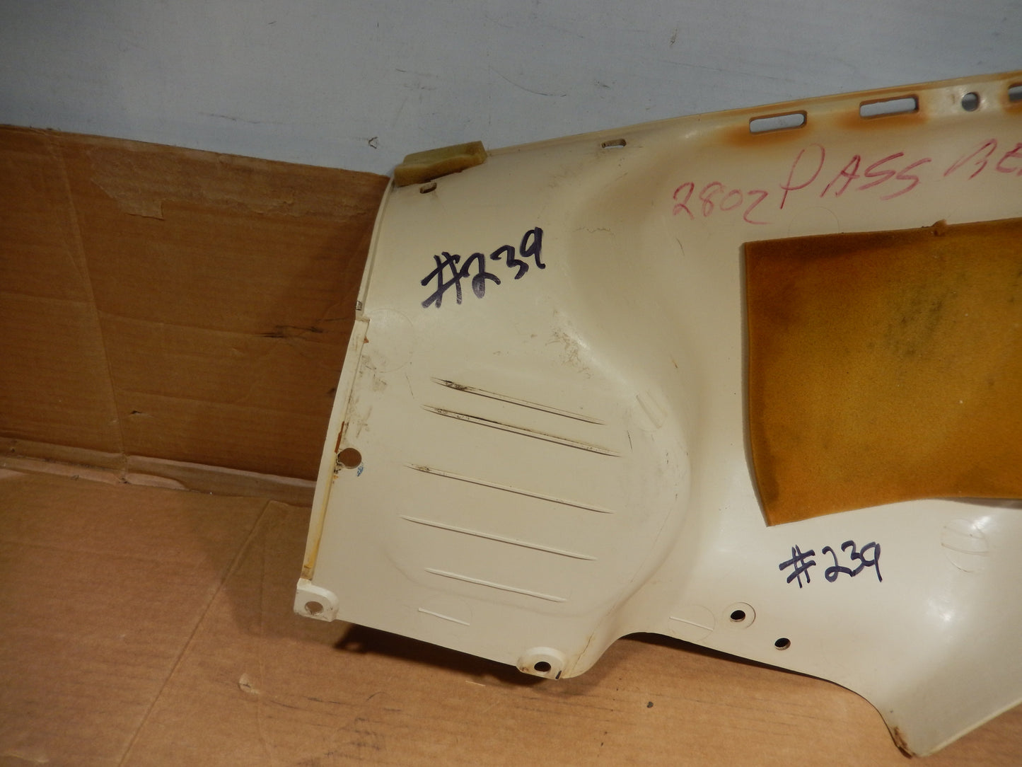 Datsun 280Z Right Rear Interior Spare Tire Cover