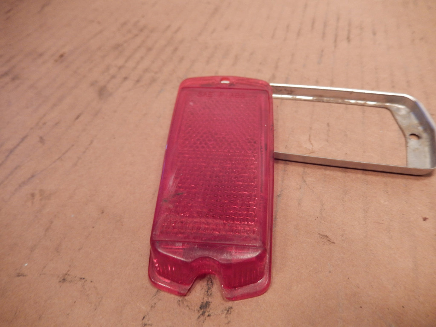 Datsun 240Z 280Z OEM Rear Marker Red Lens and Trim Ring