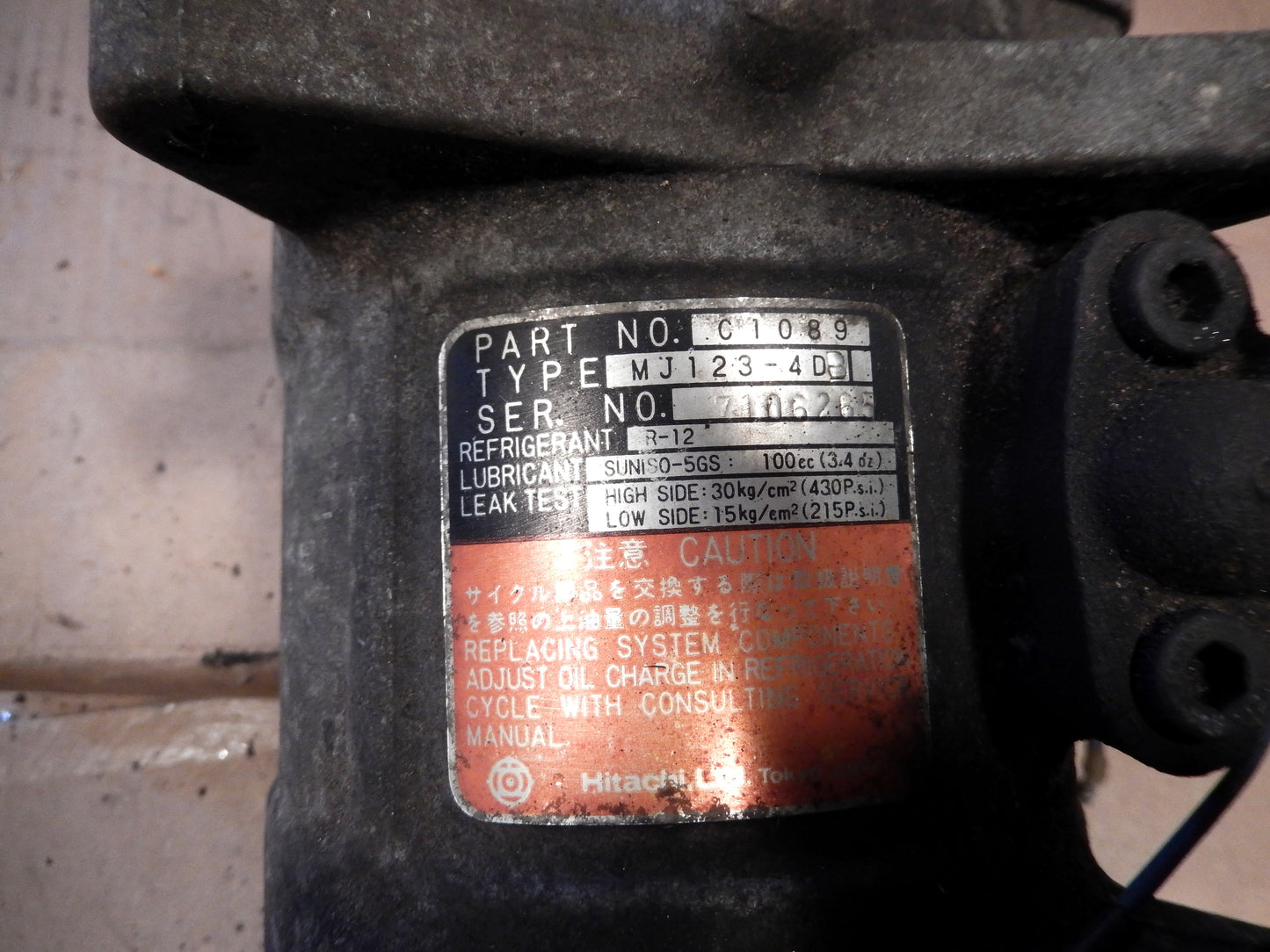 Datsun 240Z AC Compressor