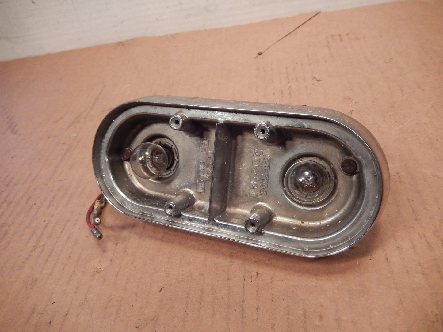 Volvo P1800S Drivers ( Left ) Tail Light Body.