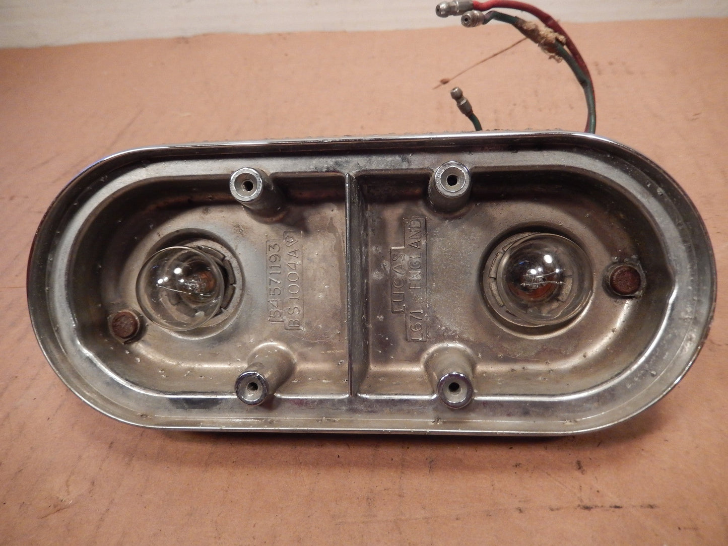 Volvo P1800S Drivers ( Left ) Tail Light Body.