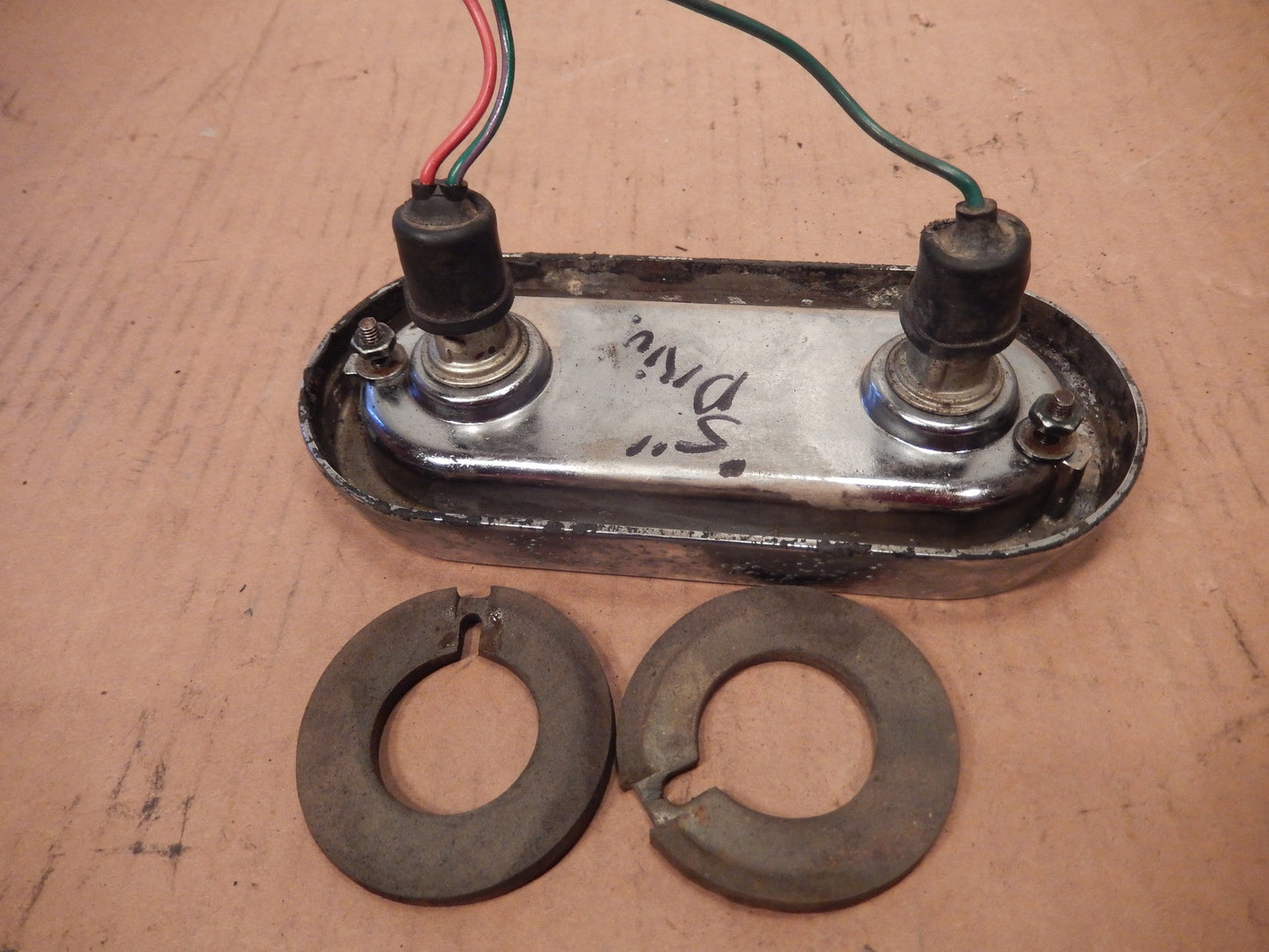 Volvo P1800S Drivers ( Left ) Tail Light Body.