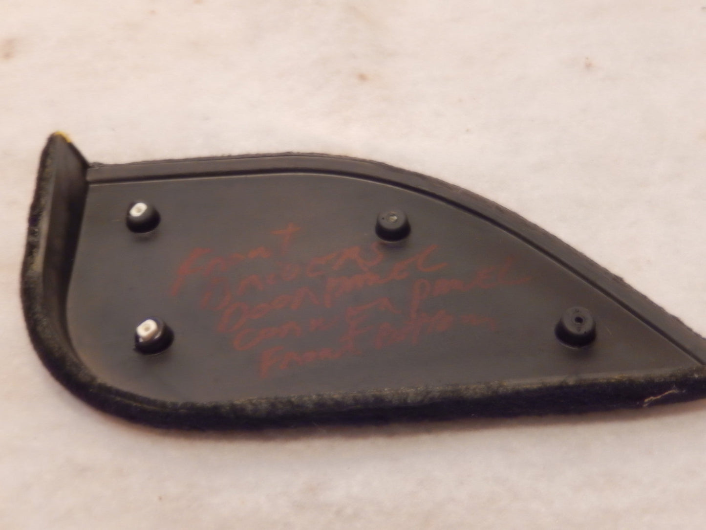 Maserati Quattroporte M-139 Front Drivers Black Door Panel Corner