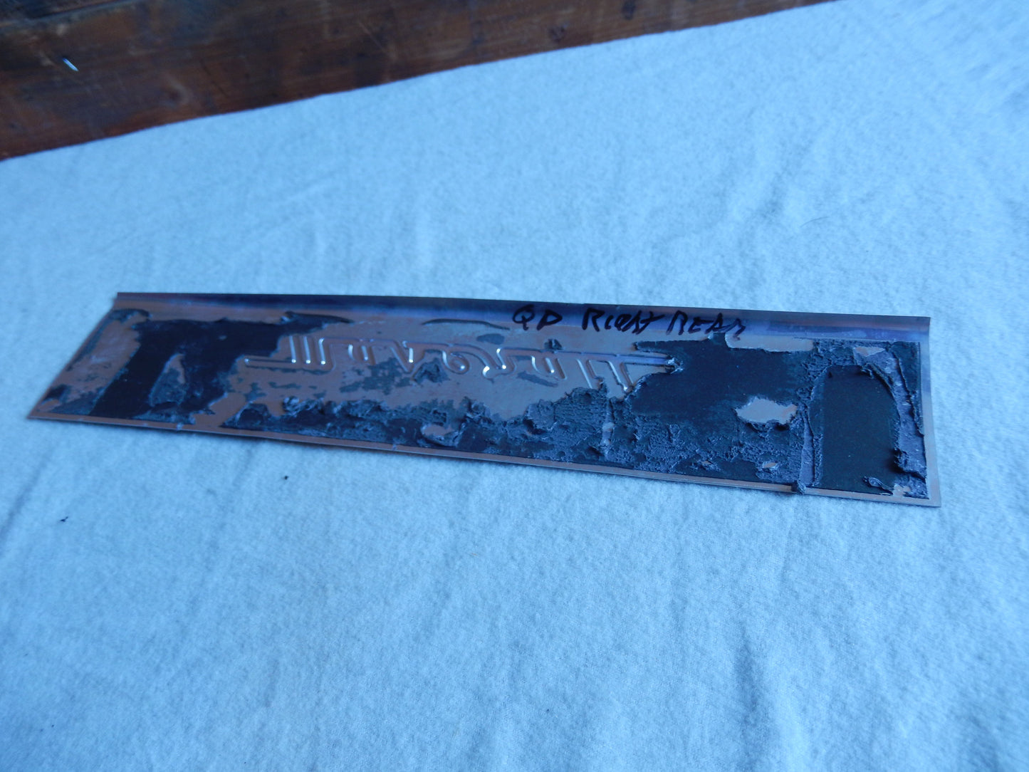 Maserati Quattroporte M-139 04 - 2014 Passengers ( Right ) Rear Door Sil Trim