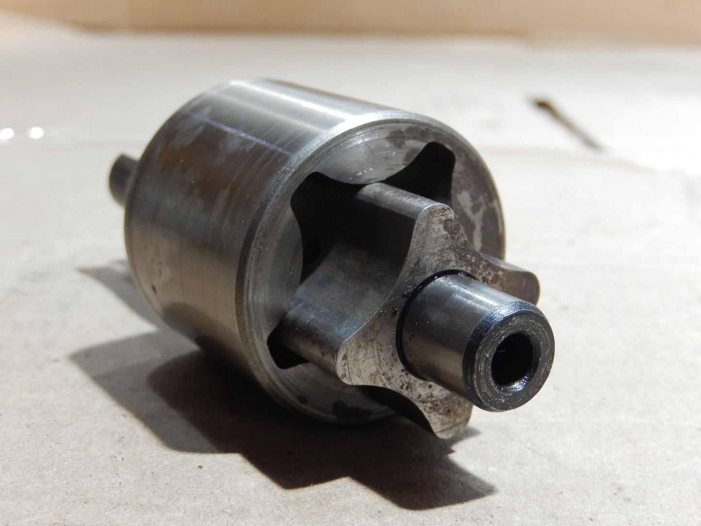 Datsun 240Z Engine Oil Pump Block and Cylinder Rod