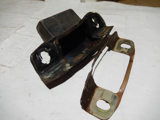 Datsun 240Z Left Rear Hatch Hinge Seal and Bracket