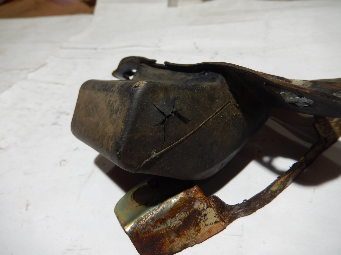 Datsun 240Z Left Rear Hatch Hinge Seal and Bracket