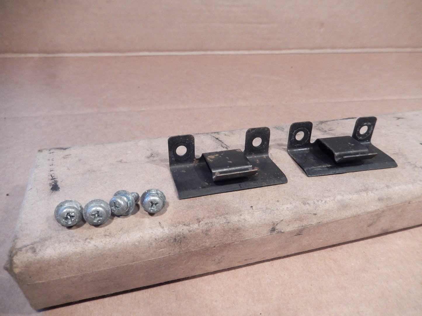 Datsun 280Z Passenger's Lower Dashboard Panel Mount Clips Pair