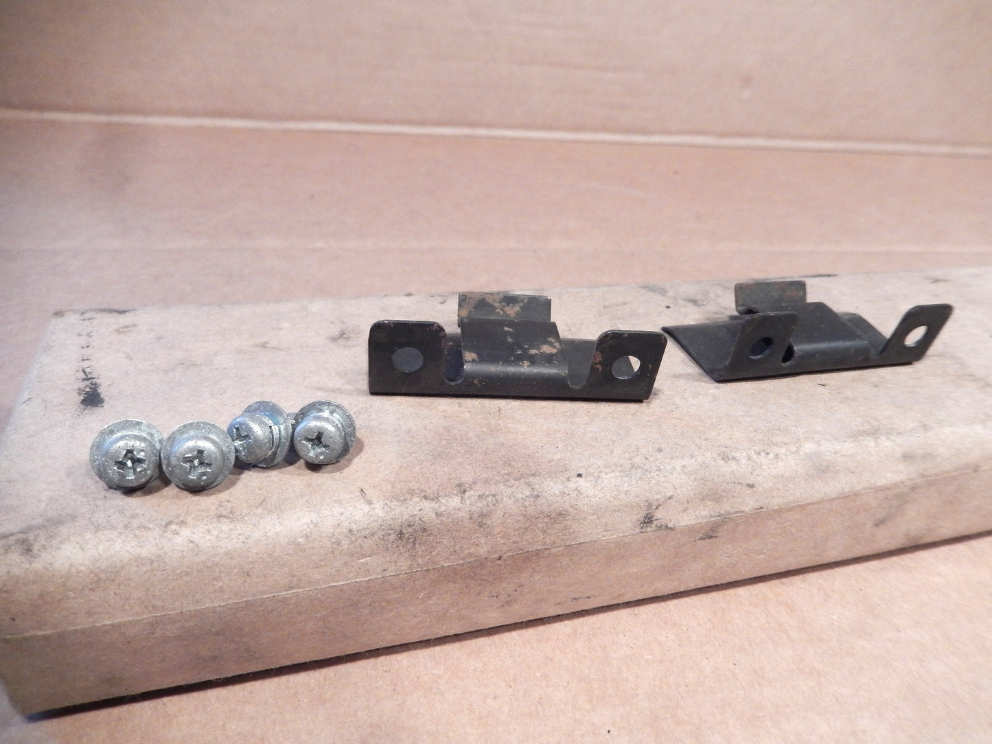 Datsun 280Z Passenger's Lower Dashboard Panel Mount Clips Pair