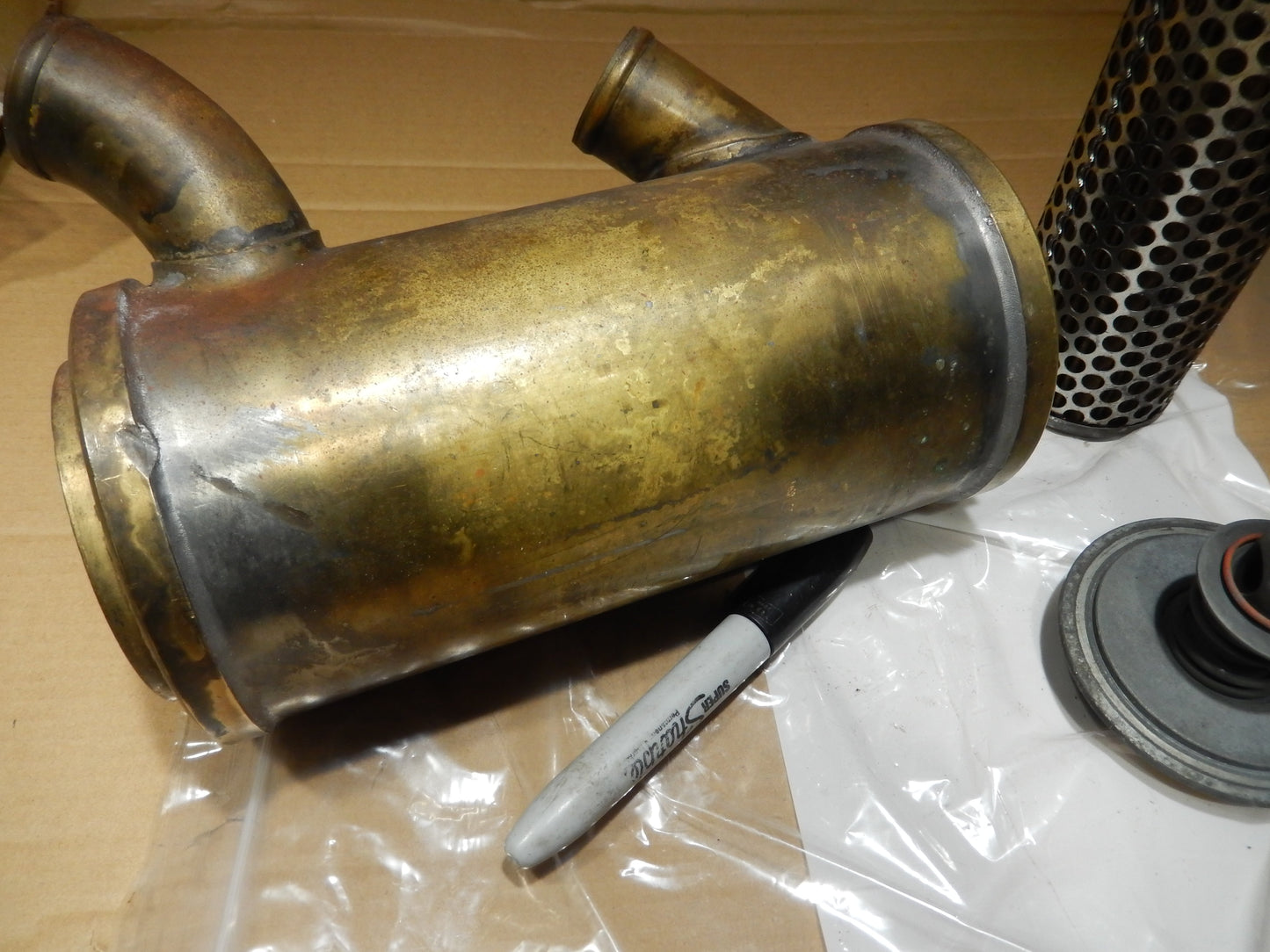 Maserati Quattroporte One - 1963 - 1969 Oil Filter Canister Tank " Forcellini Bolongna "