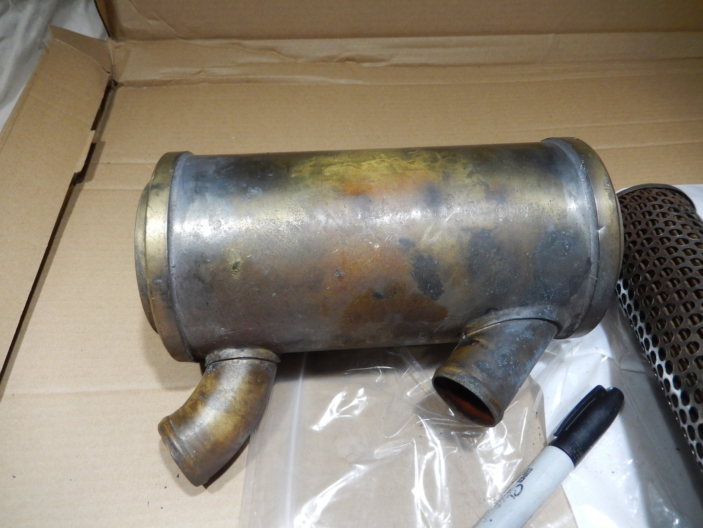 Maserati Quattroporte One - 1963 - 1969 Oil Filter Canister Tank " Forcellini Bolongna "