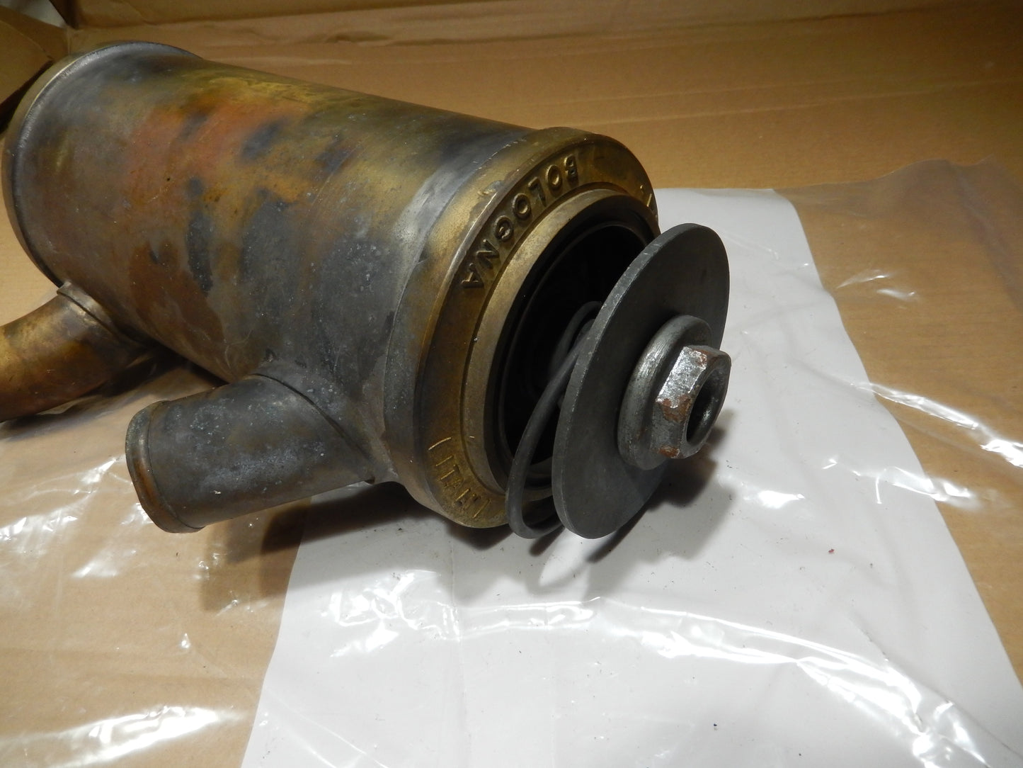 Maserati Quattroporte One - 1963 - 1969 Oil Filter Canister Tank " Forcellini Bolongna "