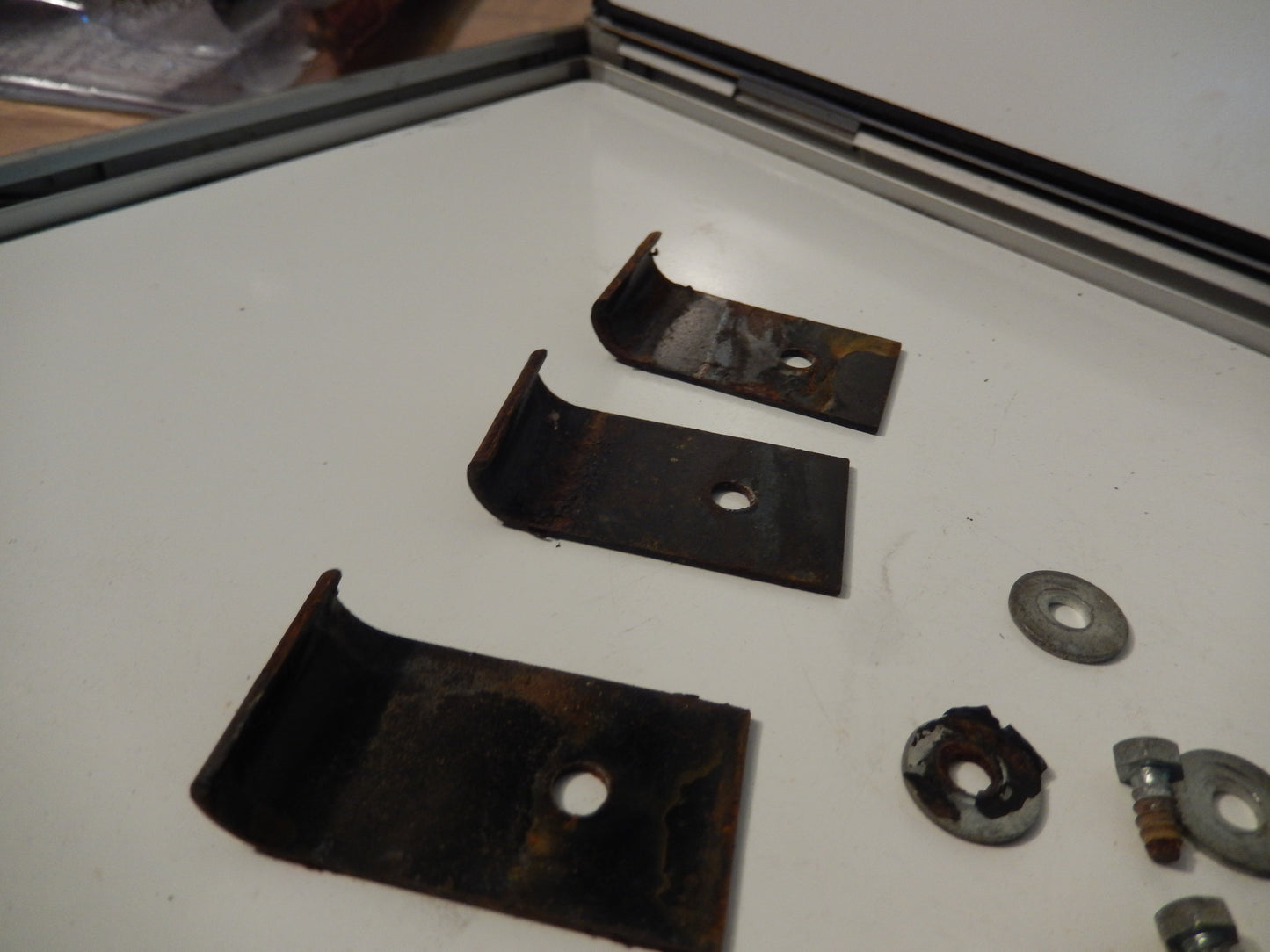 Volvo P1800ES OEM Dashboard Frame Windshield Position Brackets