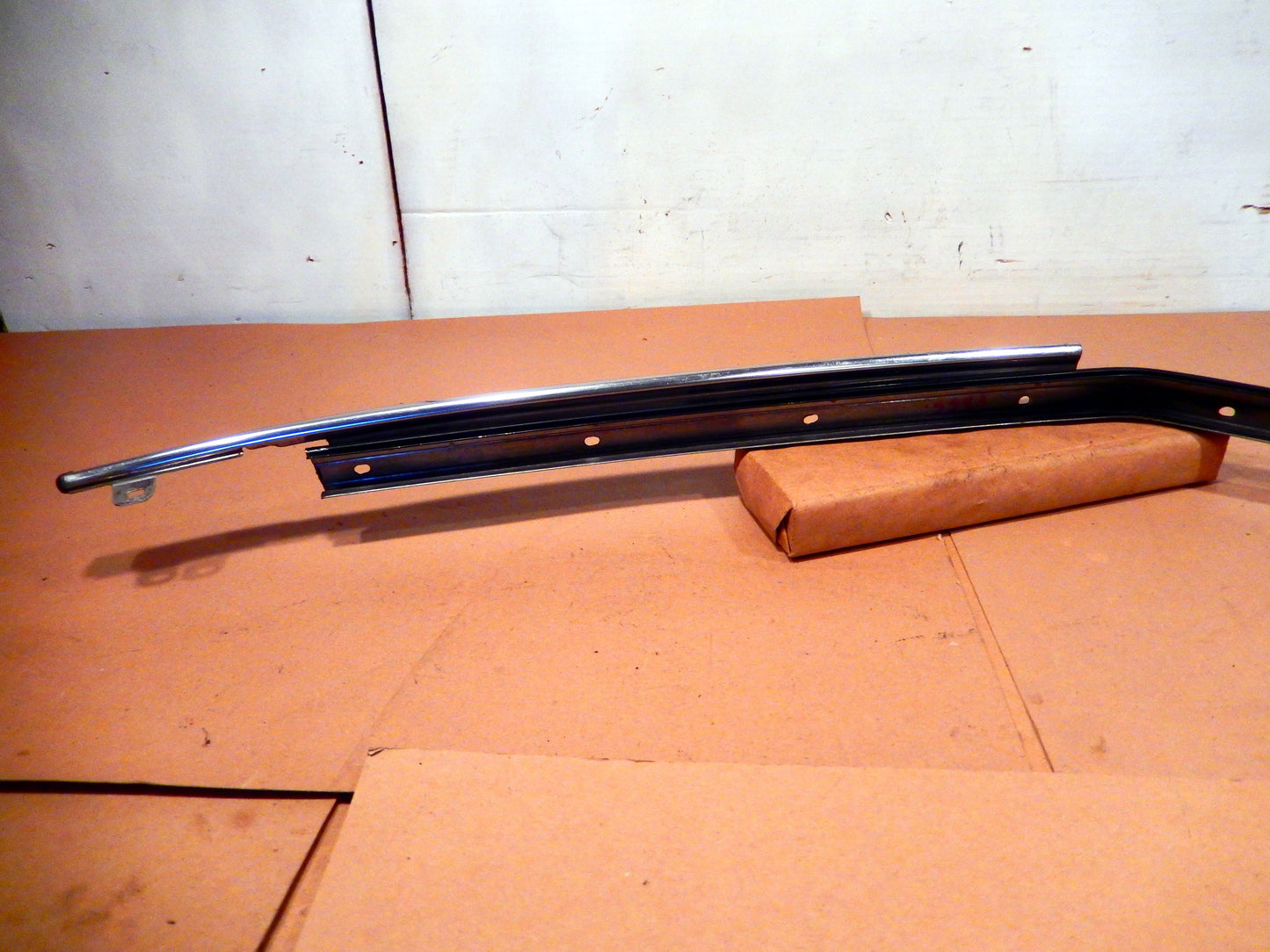 Datsun 280ZX Passenger's Exterior Door Frame Channel Molding and Trim
