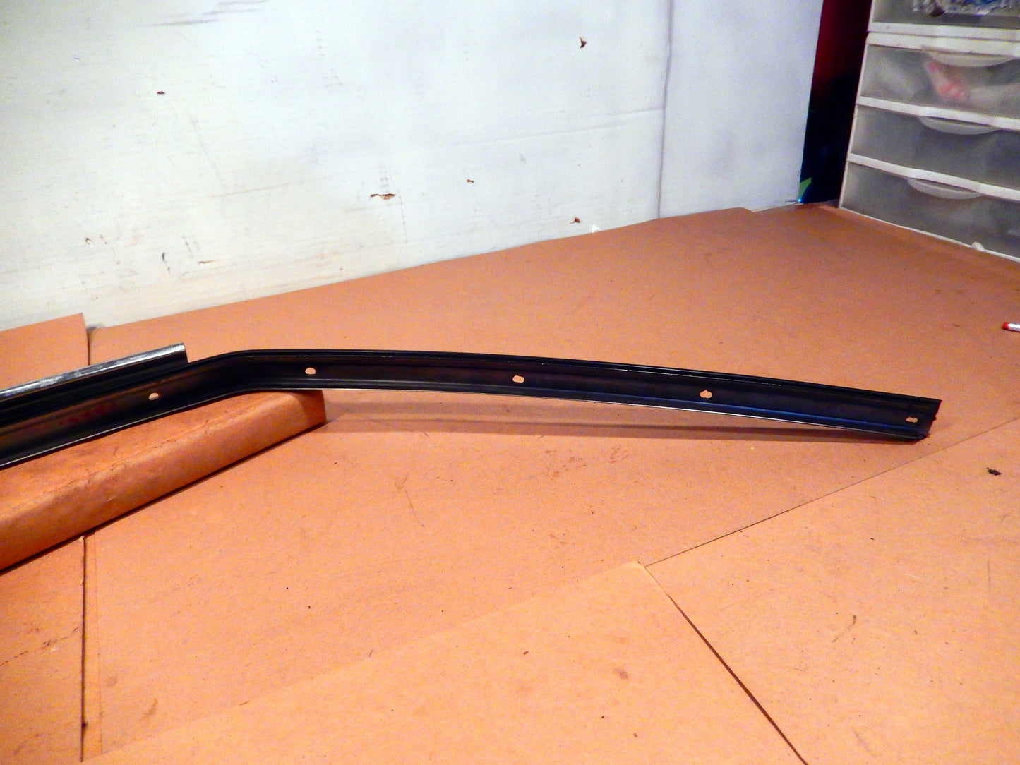 Datsun 280ZX Passenger's Exterior Door Frame Channel Molding and Trim