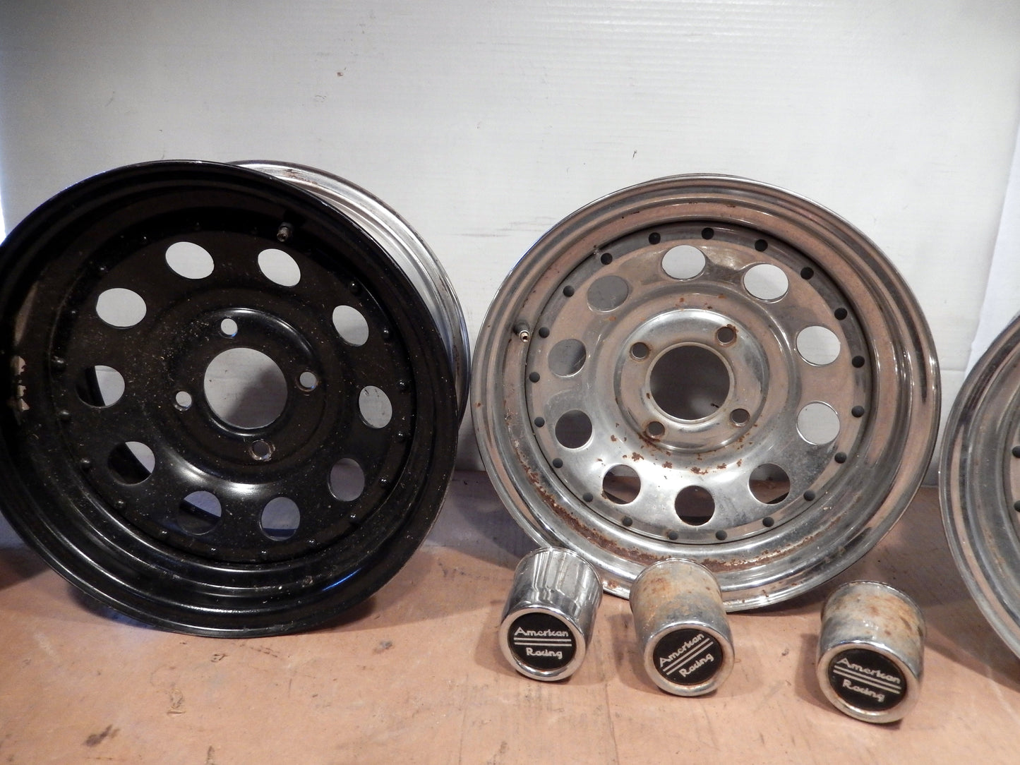 Datsun 240Z 260Z 280Z, 280ZX Set of 4 American Racing 14" Steel Wheels
