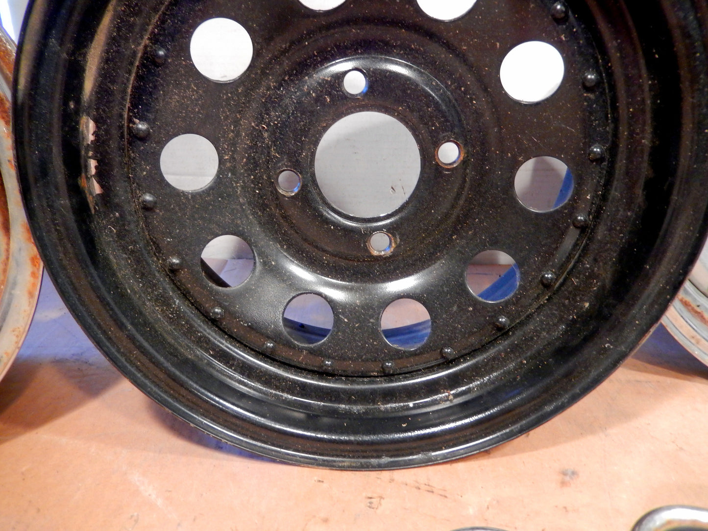 Datsun 240Z 260Z 280Z, 280ZX Set of 4 American Racing 14" Steel Wheels