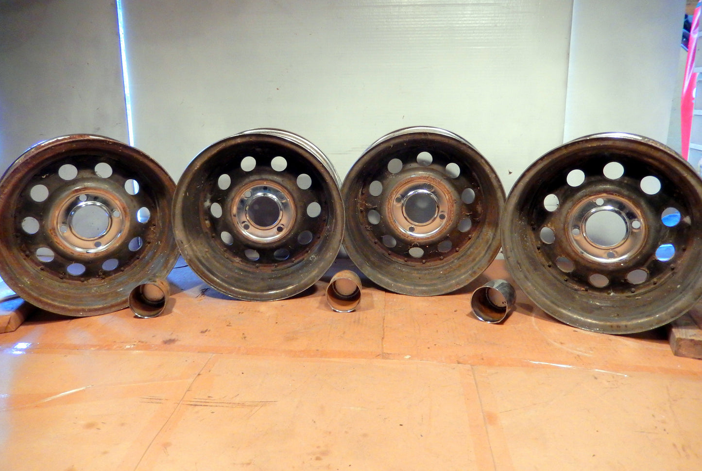 Datsun 240Z 260Z 280Z, 280ZX Set of 4 American Racing 14" Steel Wheels