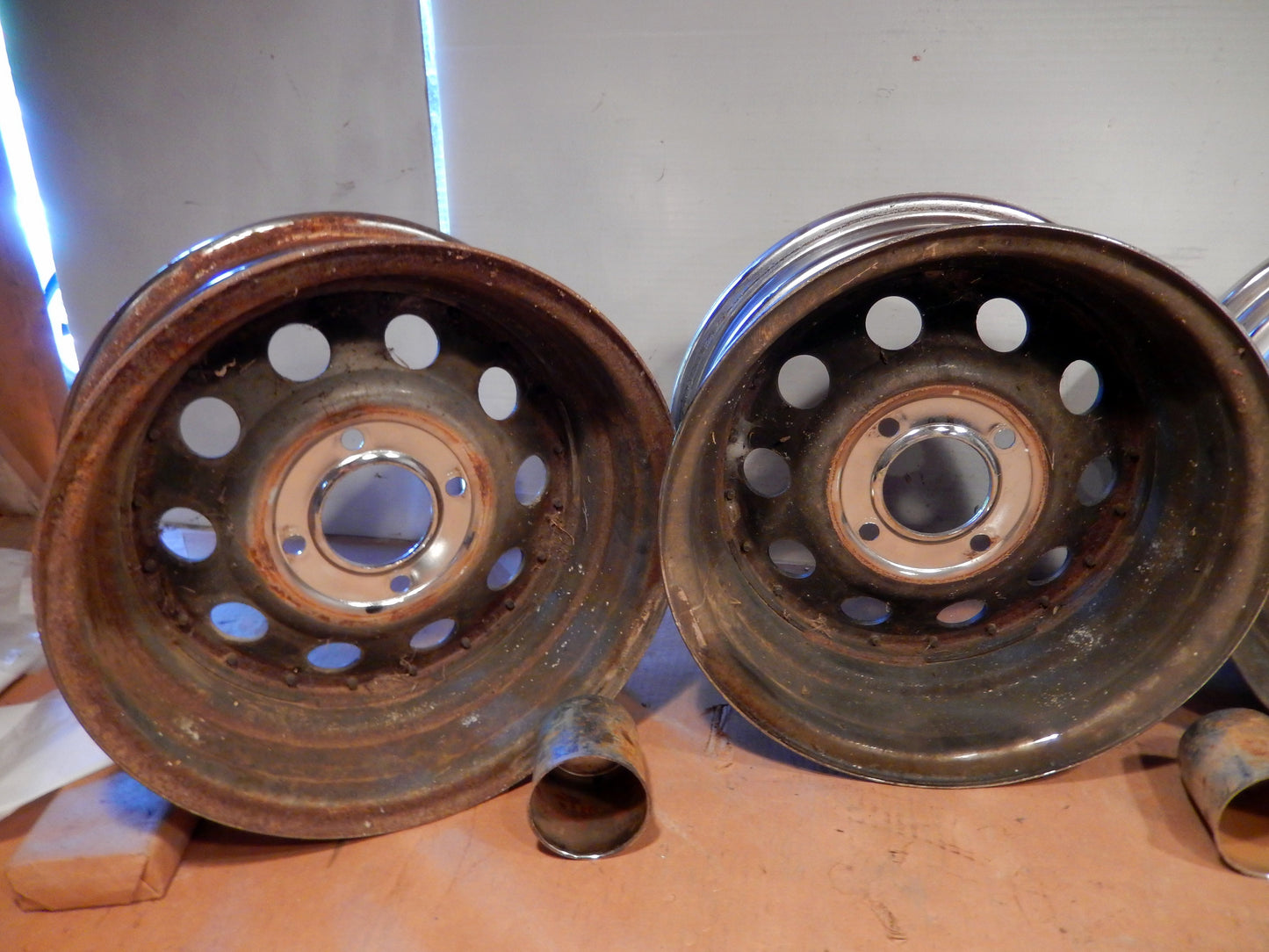 Datsun 240Z 260Z 280Z, 280ZX Set of 4 American Racing 14" Steel Wheels