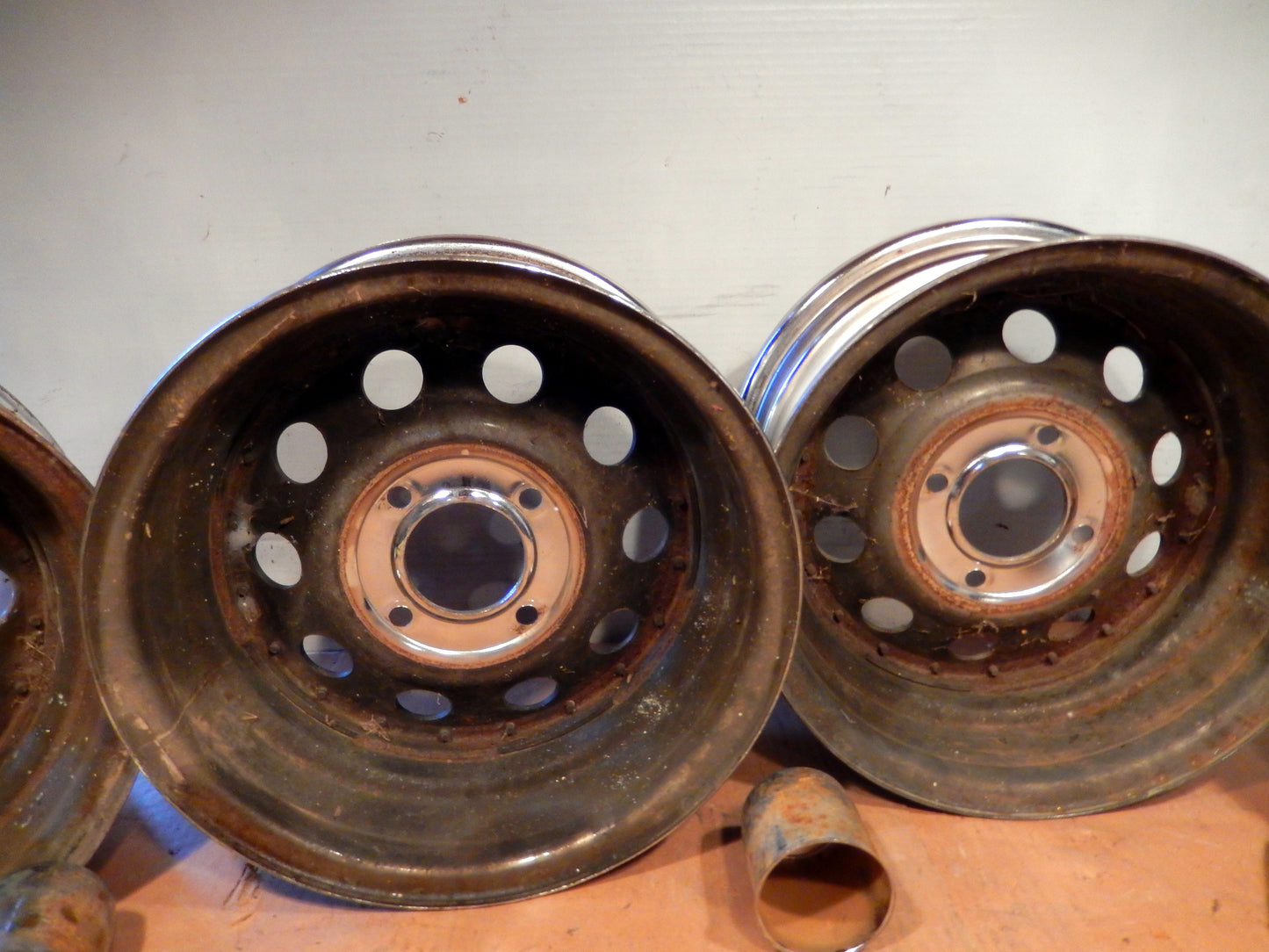 Datsun 240Z 260Z 280Z, 280ZX Set of 4 American Racing 14" Steel Wheels