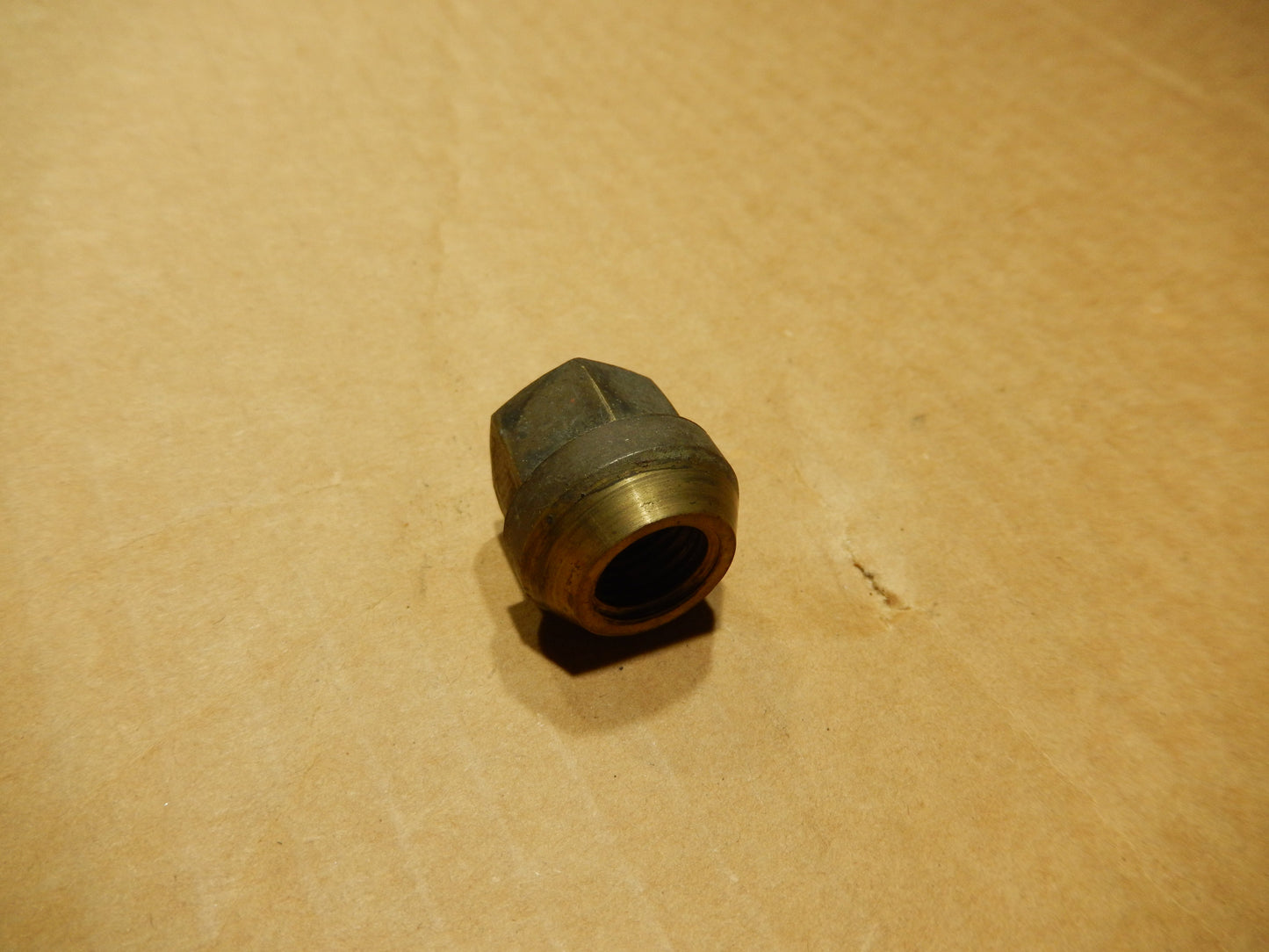 Maserati Vintage Brass Hard Line Seal Nut