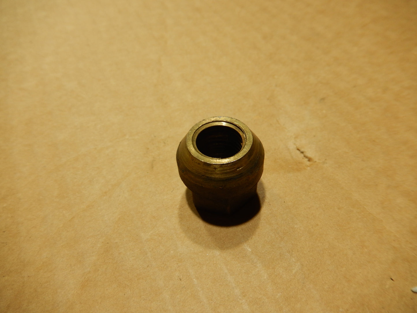 Maserati Vintage Brass Hard Line Seal Nut