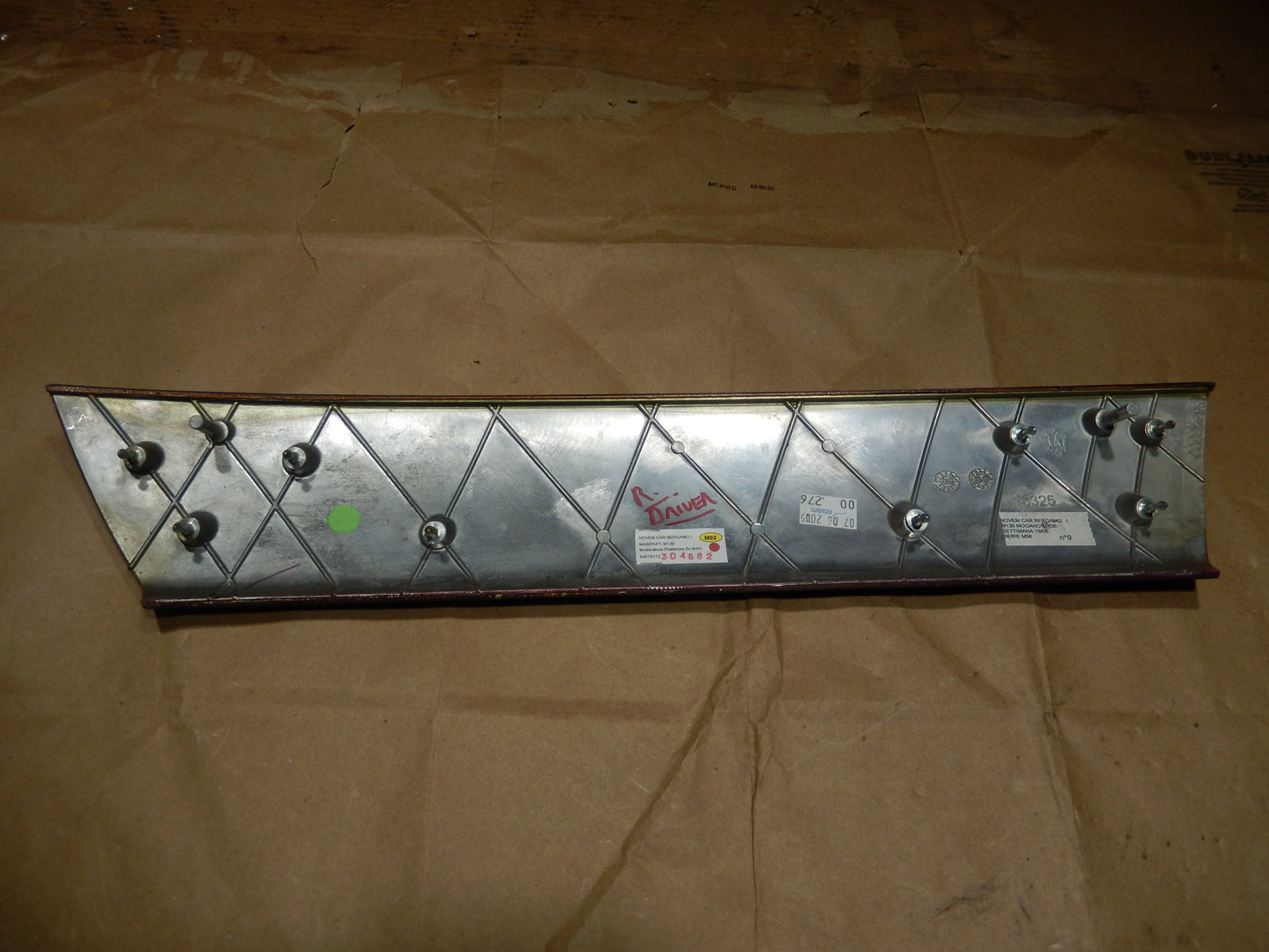 Maserati Quattroporte Ex. GT Rear Driver Interior Door Wood Trim
