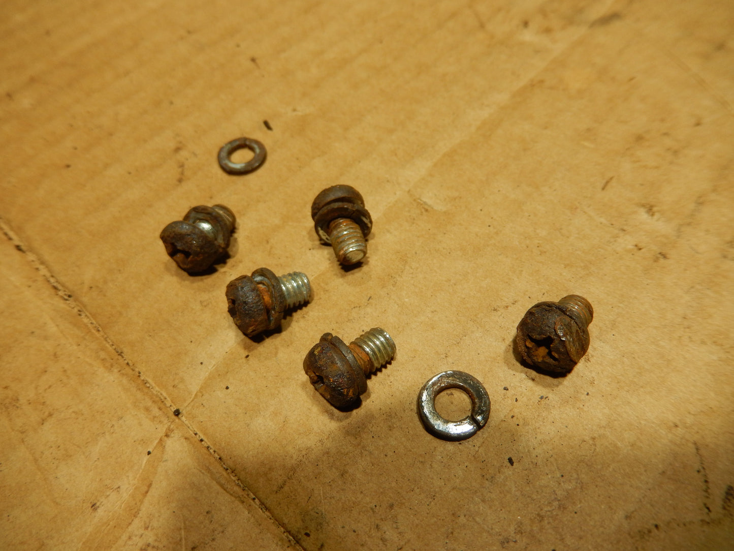 Datsun 280ZX Rear Brake Rotor Spash Guard Fasteners Set
