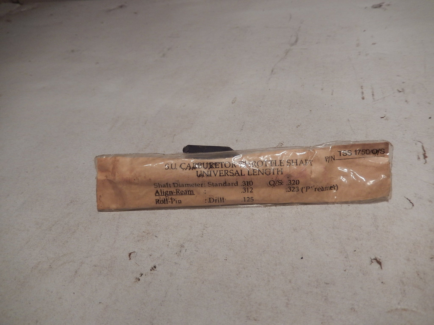 Volvo P1800S NOS S U Carburetor Throttle Shaft
