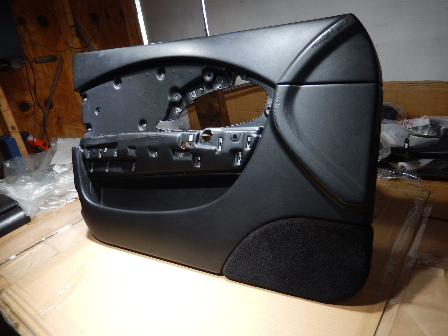 Maserati M139 BLACK Front Drivers Interior Door Panel