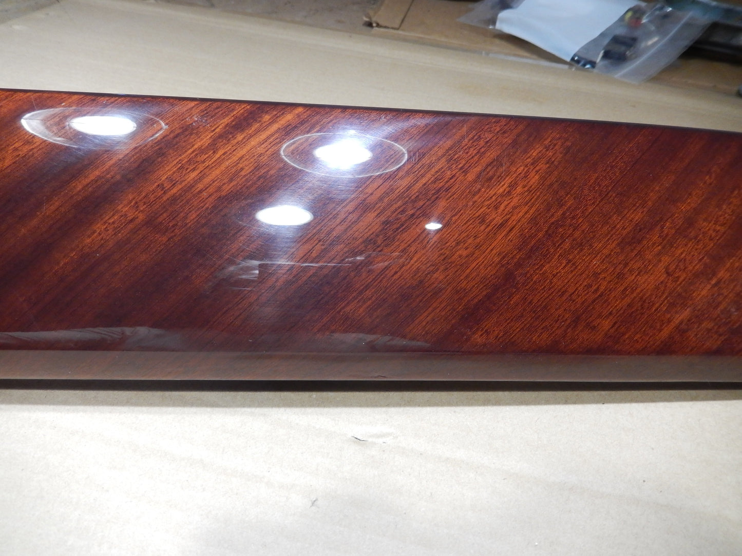 Maserati Quattroporte M139 Front Driver Door " Wood " Ribbon Mahogany