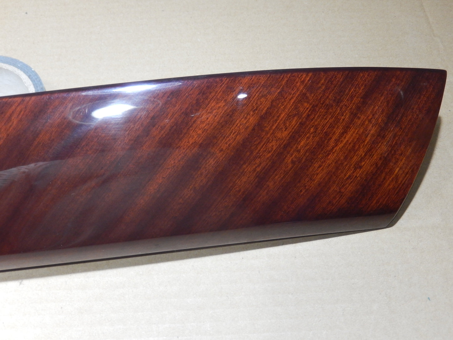 Maserati Quattroporte M139 Front Driver Door " Wood " Ribbon Mahogany