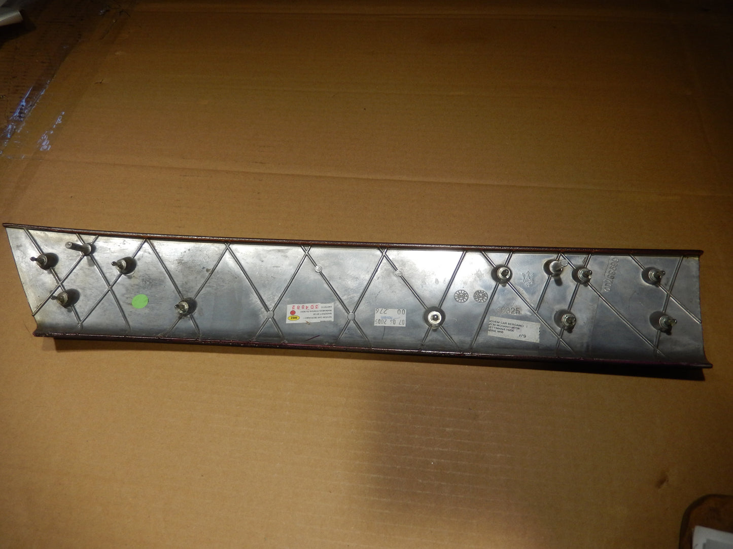 Maserati Quattroporte M139 Front Driver Door " Wood " Ribbon Mahogany