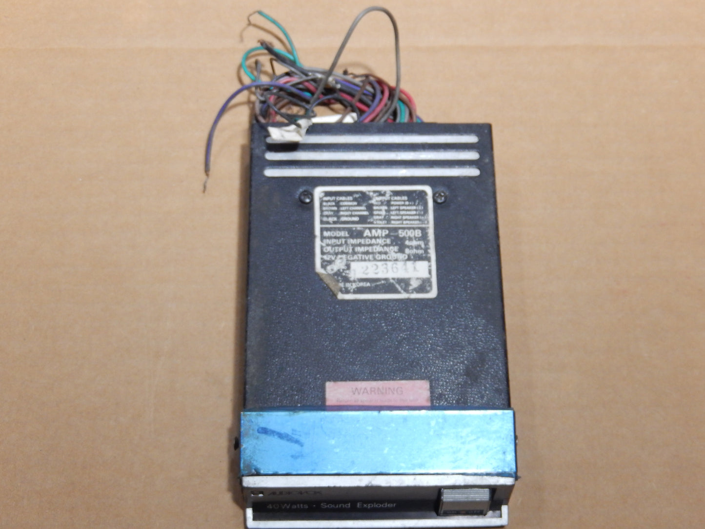Datsun 280Z 280ZX Audio Vox Sound Exploder Amp