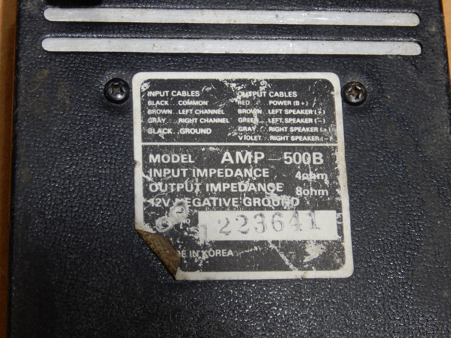 Datsun 280Z 280ZX Audio Vox Sound Exploder Amp