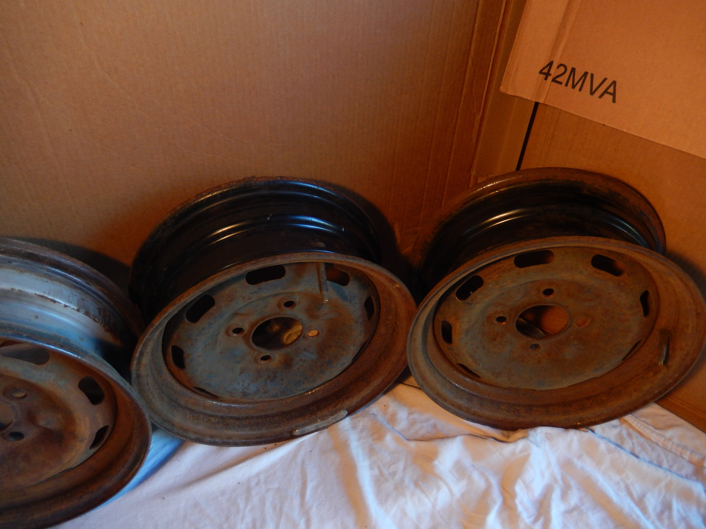 Datsun 240Z - 280Z Set of 5 Steel Wheels "14 X " 6 SKU # 1051