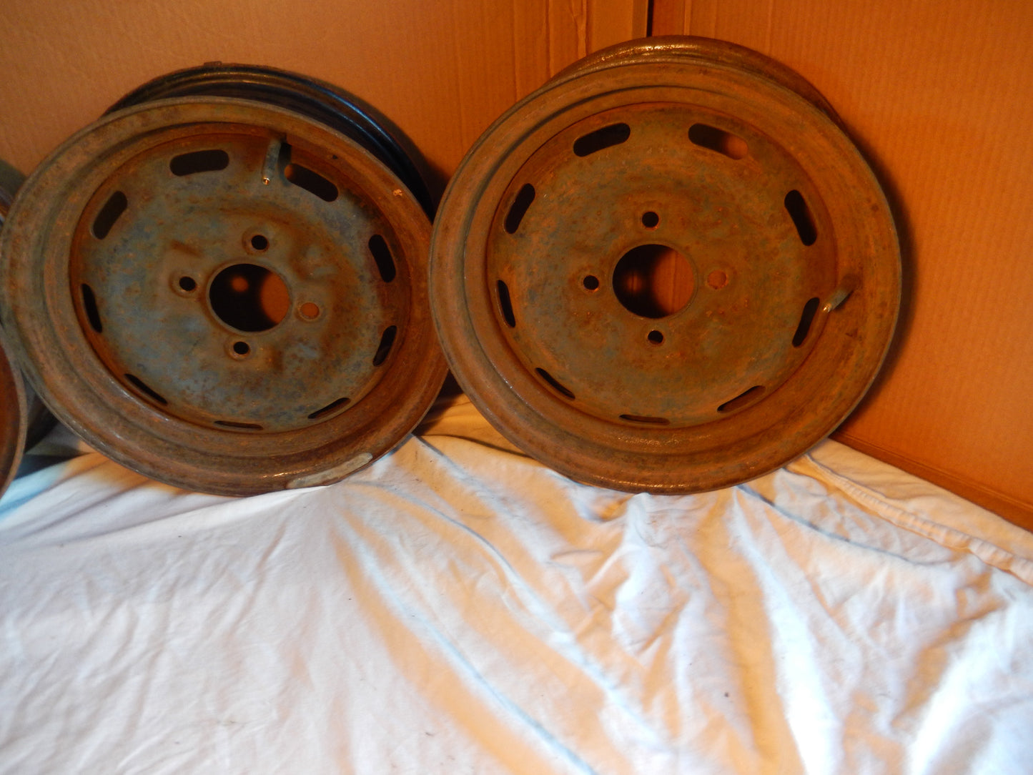 Datsun 240Z - 280Z Set of 5 Steel Wheels "14 X " 6 SKU # 1051