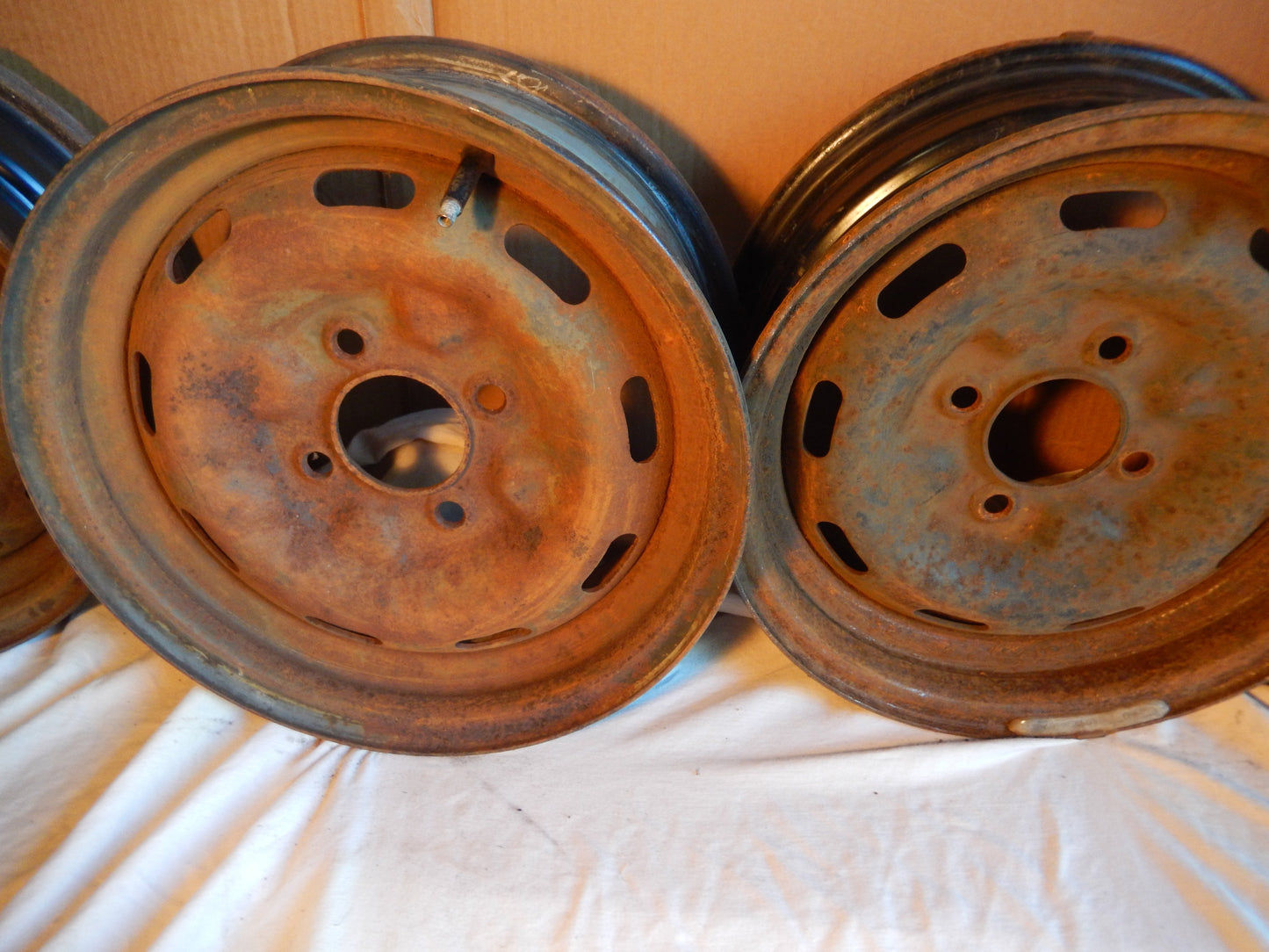 Datsun 240Z - 280Z Set of 5 Steel Wheels "14 X " 6 SKU # 1051