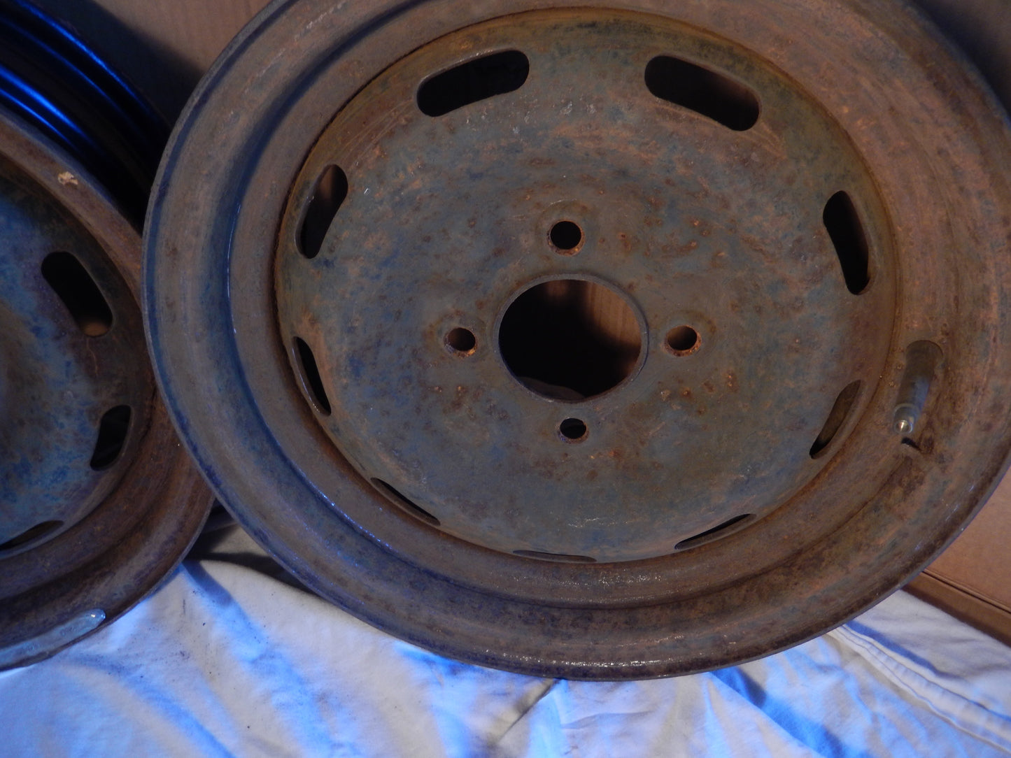 Datsun 240Z - 280Z Set of 5 Steel Wheels "14 X " 6 SKU # 1051