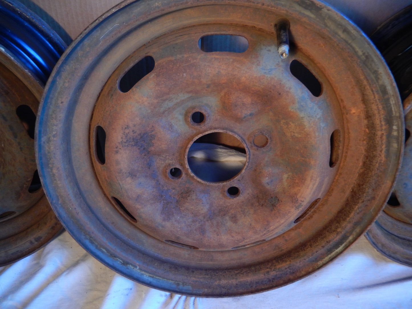 Datsun 240Z - 280Z Set of 5 Steel Wheels "14 X " 6 SKU # 1051
