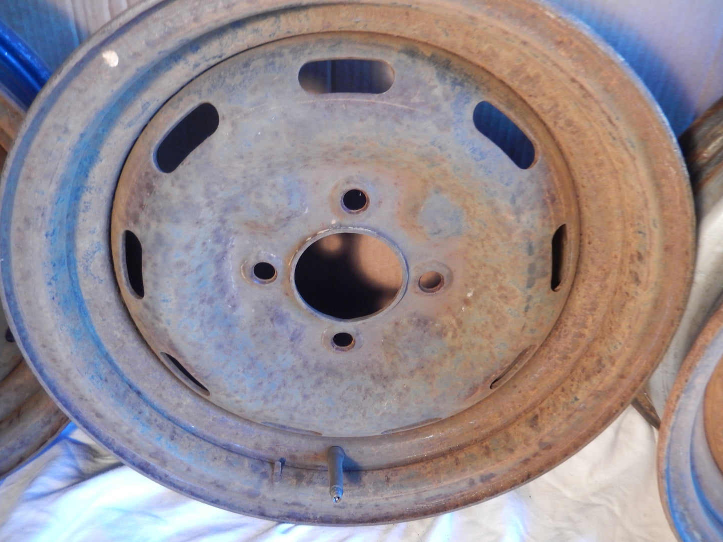Datsun 240Z - 280Z Set of 5 Steel Wheels "14 X " 6 SKU # 1051